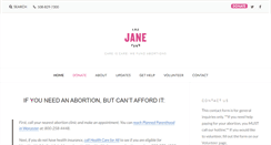 Desktop Screenshot of janefund.org